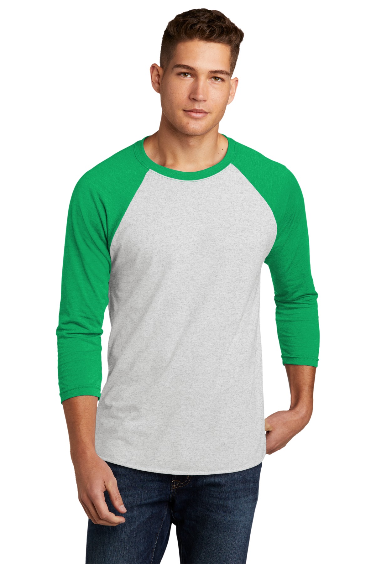 Next Level ™    Unisex Tri-Blend 3/4-Sleeve Raglan Tee. NL6051