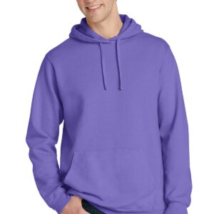 Port & Company ®  Beach Wash ™  Garment-Dyed Pullover Hooded Sweatshirt. PC098H