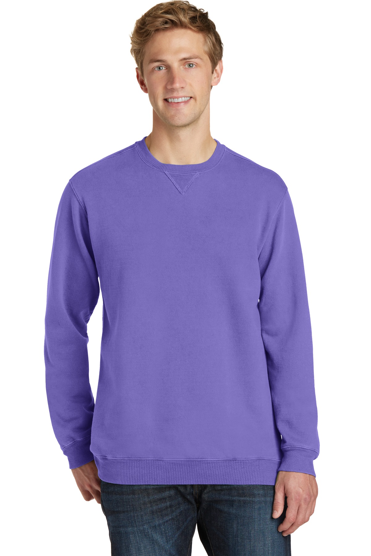 Port & Company ®  Beach Wash ™  Garment-Dyed Sweatshirt PC098