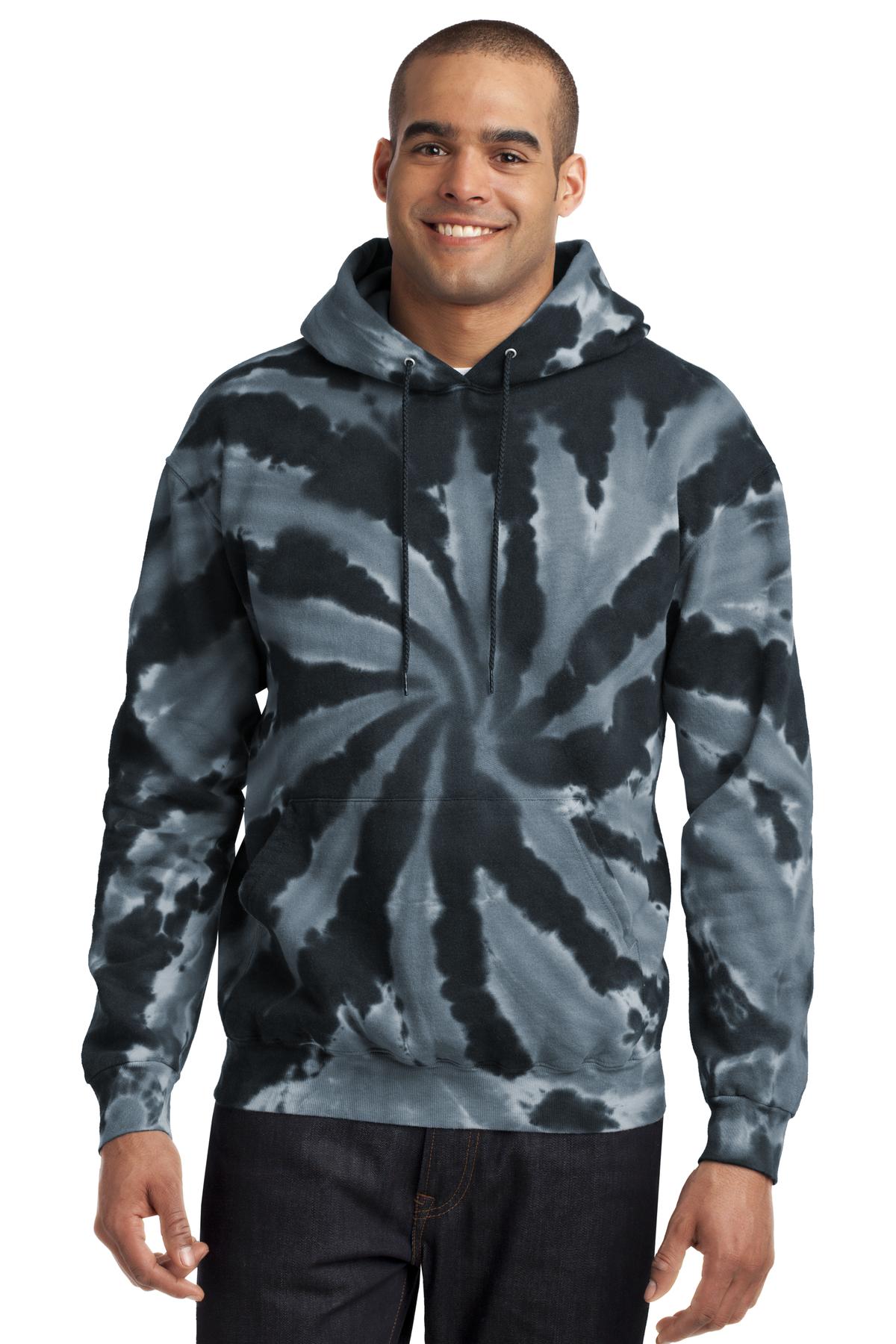 Port & Company ®  Tie-Dye Pullover Hooded Sweatshirt. PC146