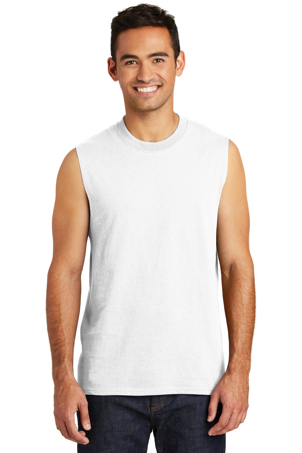 Port & Company  ®  Core Cotton Sleeveless Tee. PC54SL