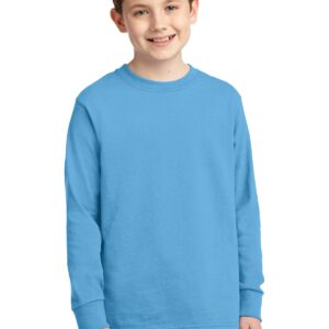 Port & Company ®  Youth Long Sleeve Core Cotton Tee. PC54YLS