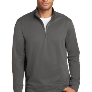 Port & Company ® Performance Fleece 1/4-Zip Pullover Sweatshirt. PC590Q