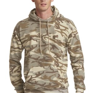 Port & Company ®  Core Fleece Camo Pullover Hooded Sweatshirt. PC78HC