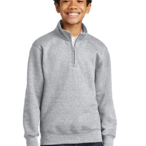 Port & Company ®  Youth Core Fleece 1/4-Zip Pullover Sweatshirt PC78YQ