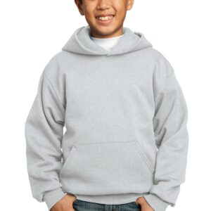 Port & Company ®  – Youth Core Fleece Pullover Hooded Sweatshirt.  PC90YH