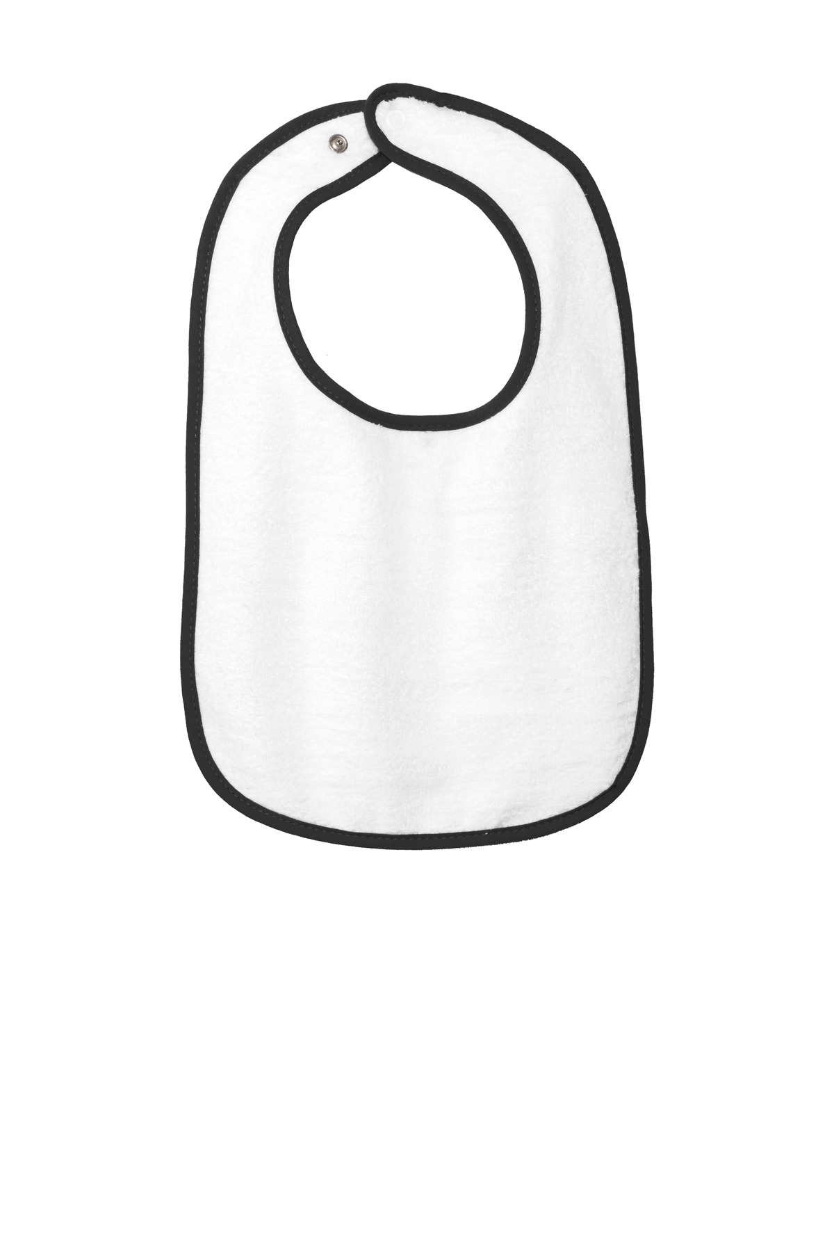 Rabbit Skins ™  Infant Contrast Trim Terry Bib. RS1003