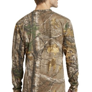 Russell Outdoors ™  Realtree ®  Long Sleeve Explorer 100% Cotton T-Shirt with Pocket. S020R