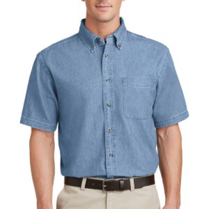 Port & Company ®  – Short Sleeve Value Denim Shirt. SP11