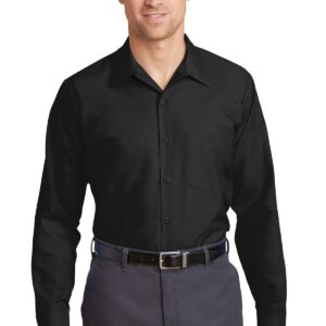 Red Kap ®  Long Size, Long Sleeve Industrial Work Shirt. SP14LONG