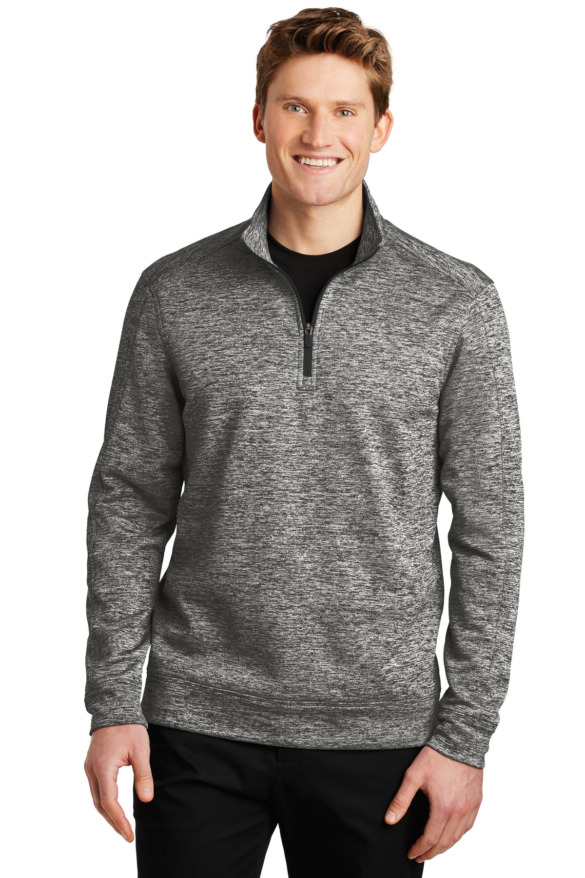 Sport-Tek ®  PosiCharge ®  Electric Heather Fleece 1/4-Zip Pullover. ST226