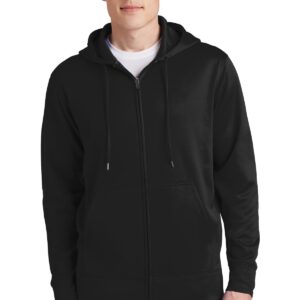 Sport-Tek ®  Sport-Wick ®  Fleece Full-Zip Hooded Jacket.  ST238