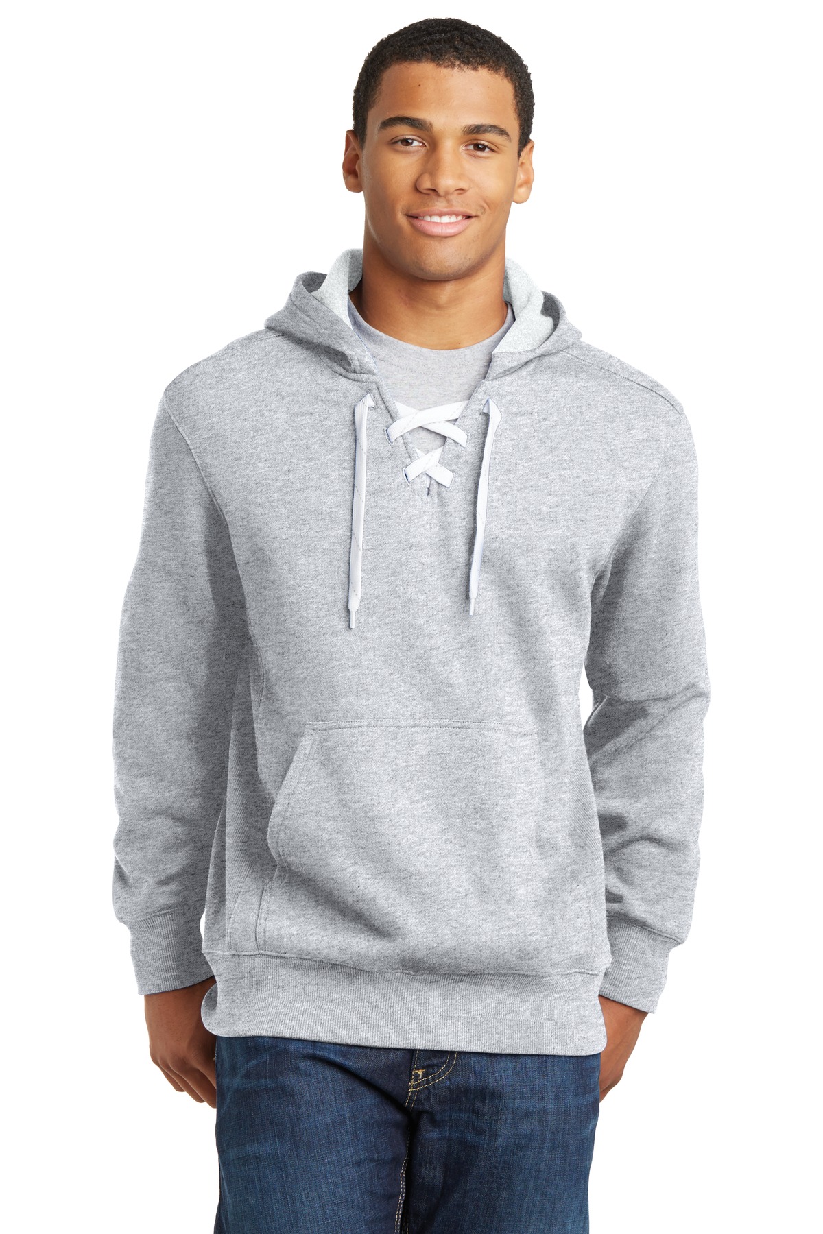 Sport-Tek ®  Lace Up Pullover Hooded Sweatshirt. ST271