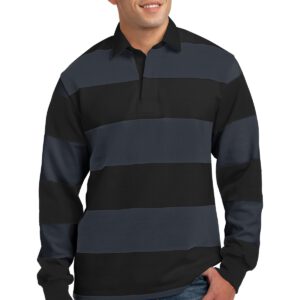 Sport-Tek ®  Classic Long Sleeve Rugby Polo. ST301