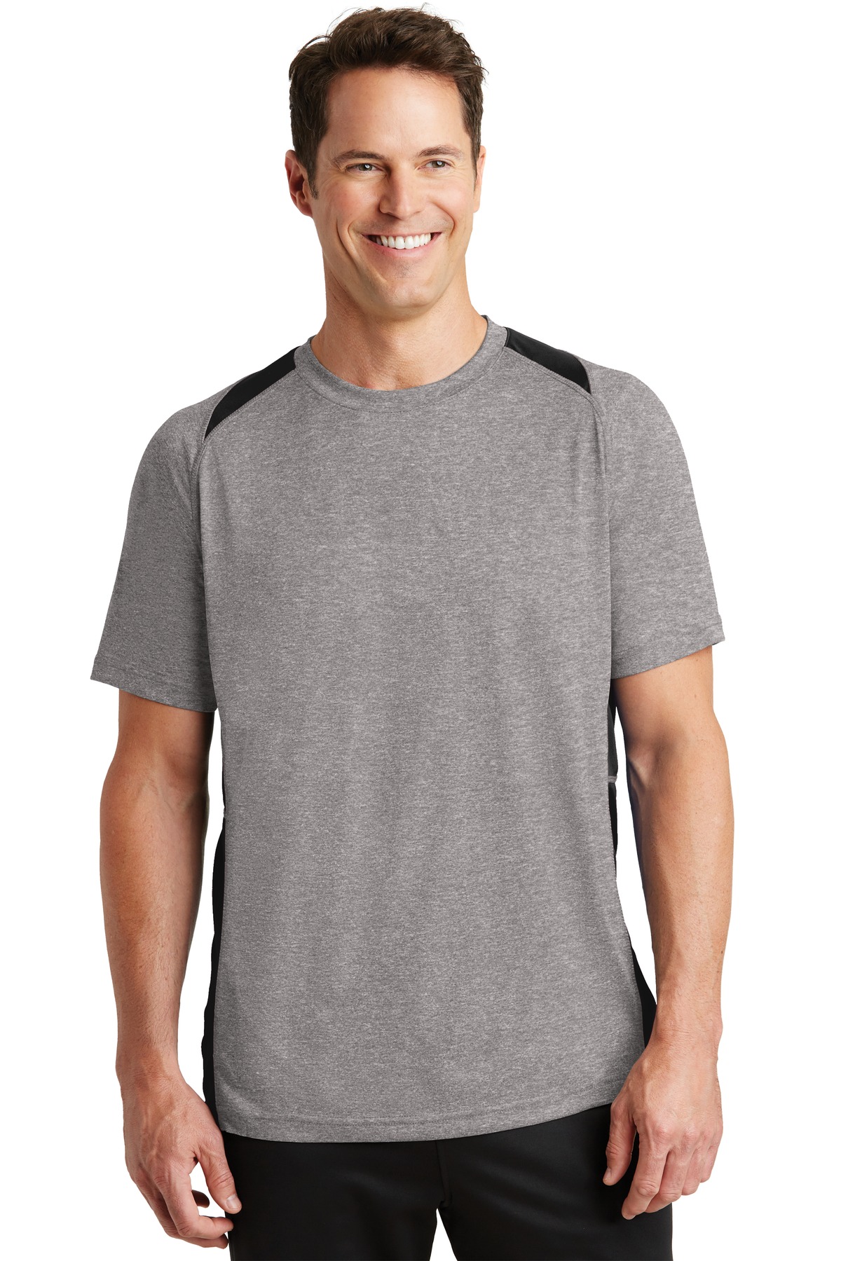 Sport-Tek ®  Heather Colorblock Contender ™  Tee. ST361