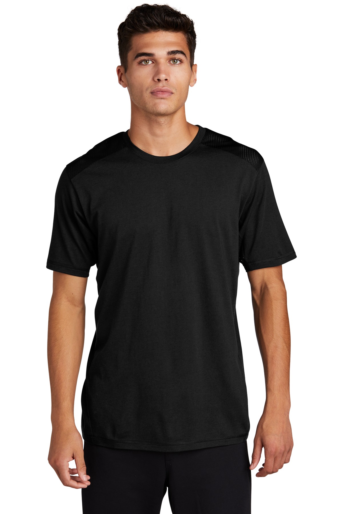 Sport-Tek  ®  PosiCharge  ®  Tri-Blend Wicking Draft Tee. ST410