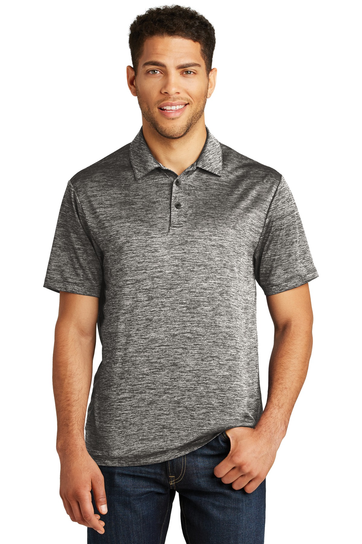 Sport-Tek  ®  PosiCharge  ®  Electric Heather Polo. ST590