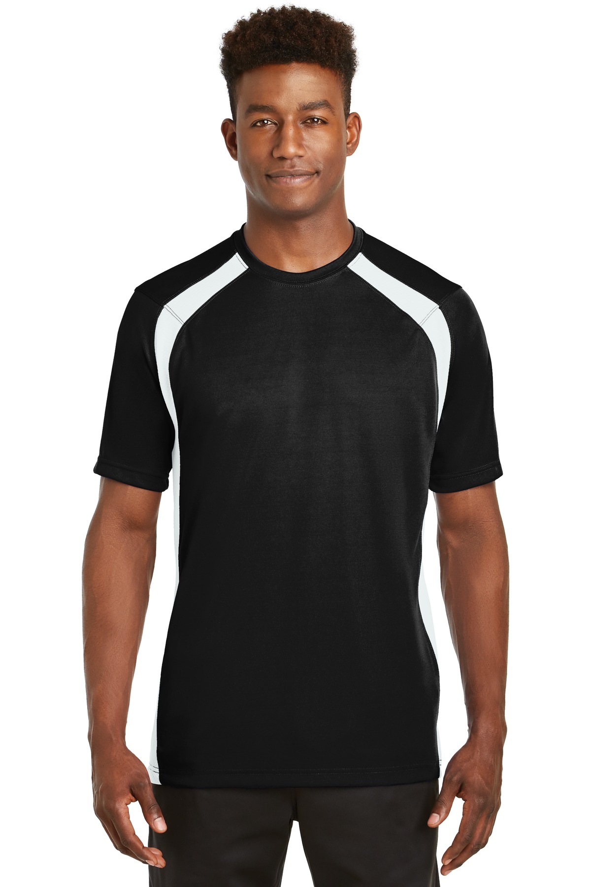 Sport-Tek ®  Dry Zone ®  Colorblock Crew. T478