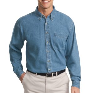 Port Authority ®  Tall Long Sleeve Denim Shirt. TLS600