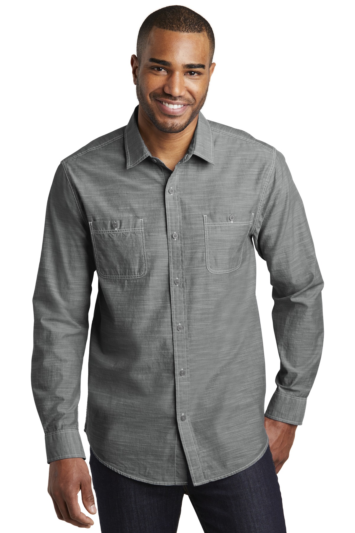 Port Authority ®  Slub Chambray Shirt. W380