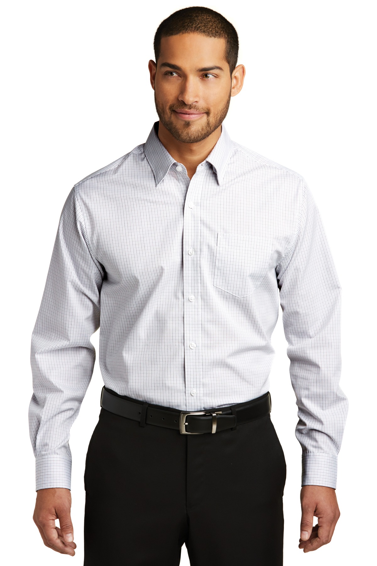 Port Authority ®  Micro Tattersall Easy Care Shirt. W643