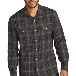 Port Authority ®  Long Sleeve Ombre Plaid Shirt W672