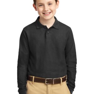 Port Authority ®  Youth Long Sleeve Silk Touch™ Polo.  Y500LS