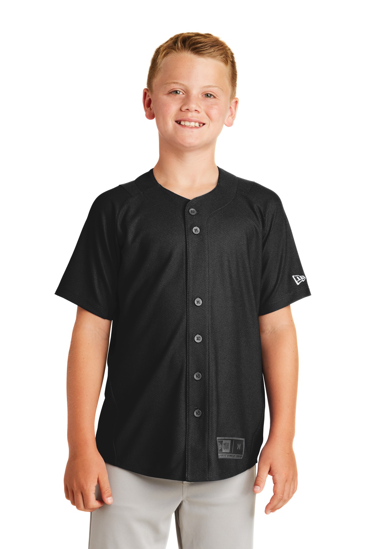 New Era  ®  Youth Diamond Era Full-Button Jersey. YNEA220