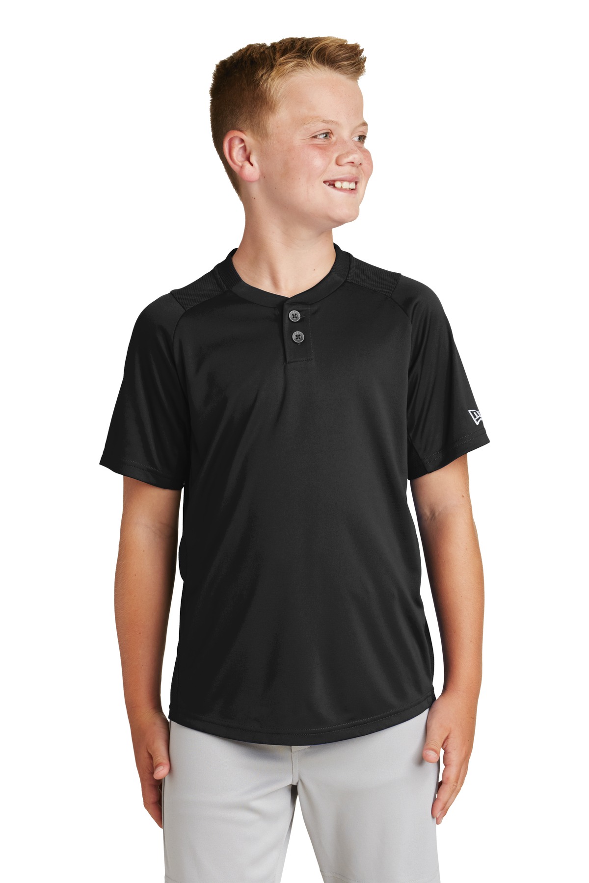 New Era  ®  Youth Diamond Era 2-Button Jersey. YNEA221