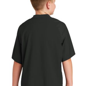 New Era  ®  Youth Cage Short Sleeve 1/4-Zip Jacket. YNEA600