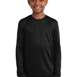 Sport-Tek ®  Youth Long Sleeve PosiCharge ®  Competitor™ Tee. YST350LS