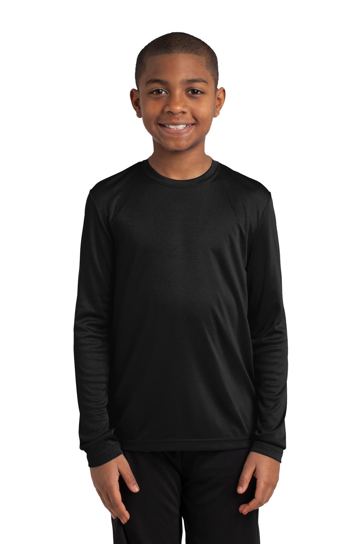 Sport-Tek ®  Youth Long Sleeve PosiCharge ®  Competitor™ Tee. YST350LS