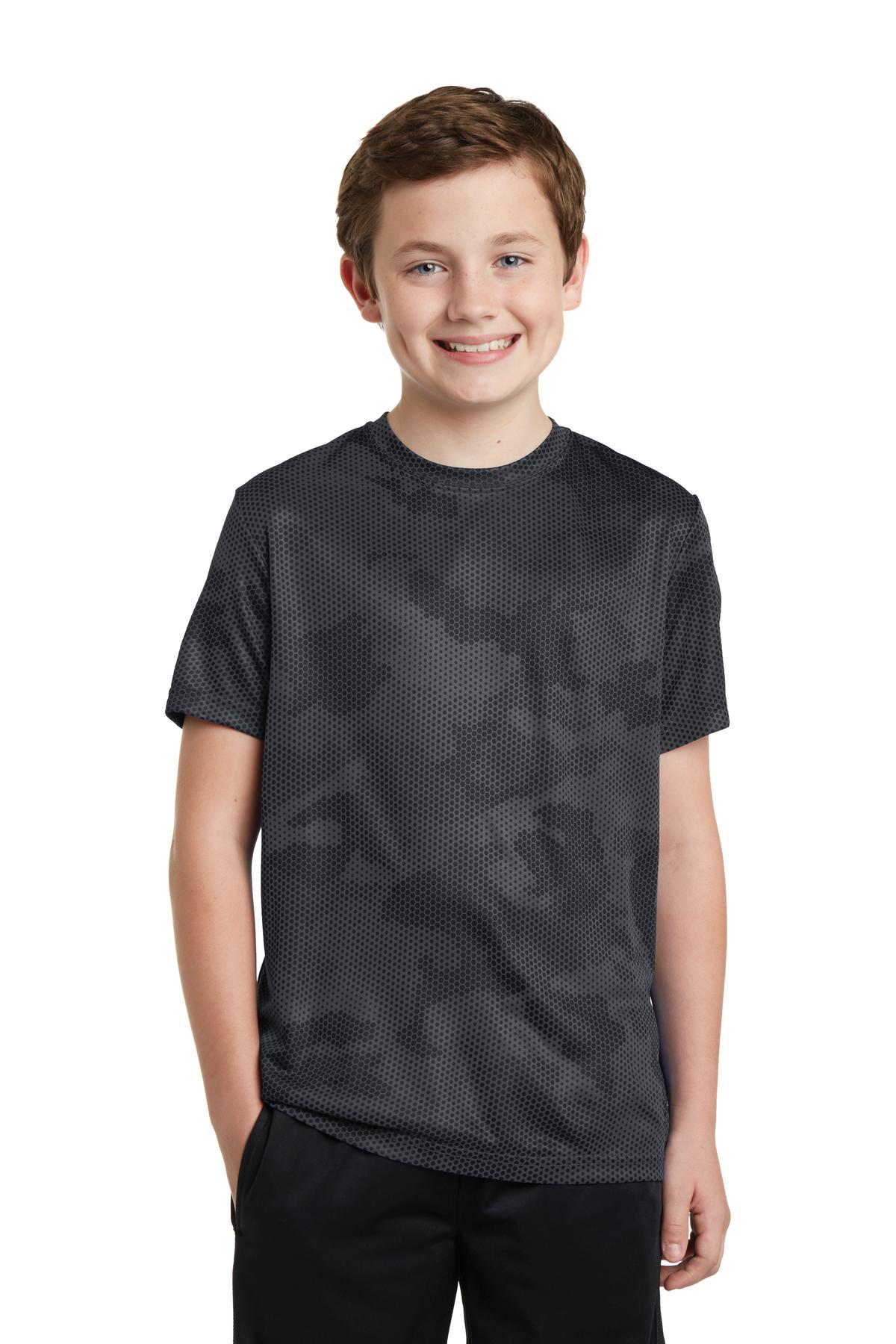 Sport-Tek ®  Youth CamoHex Tee. YST370