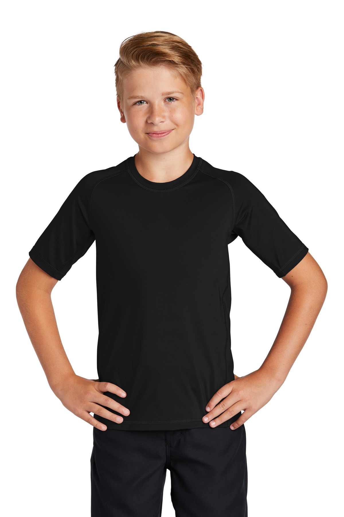 Sport-Tek  ®  Youth Rashguard Tee. YST470