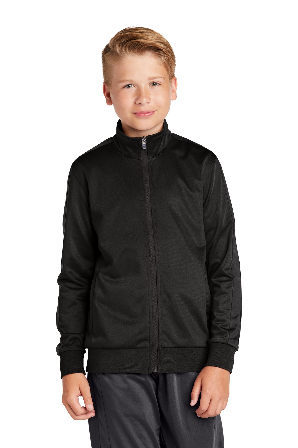 Sport-Tek  ®  Youth Tricot Track Jacket. YST94