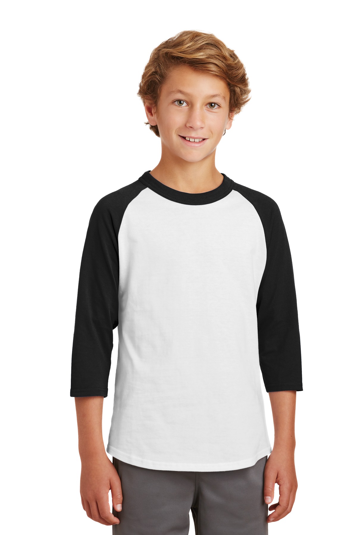 Sport-Tek ®  Youth Colorblock Raglan Jersey.  YT200